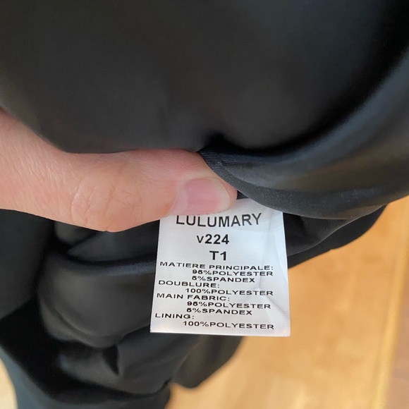 Black Vintage Blazer Dress - Picture 3 of 3